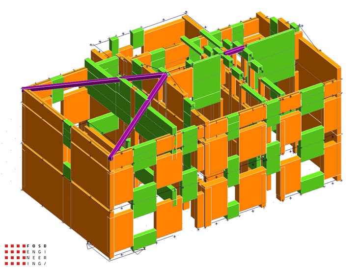 Fosd Engeneering Ingegneria Legno Calcolo Strutturale Progettazione Progetti 2012 Studio di vulnerabilità sismica Fano (7)
