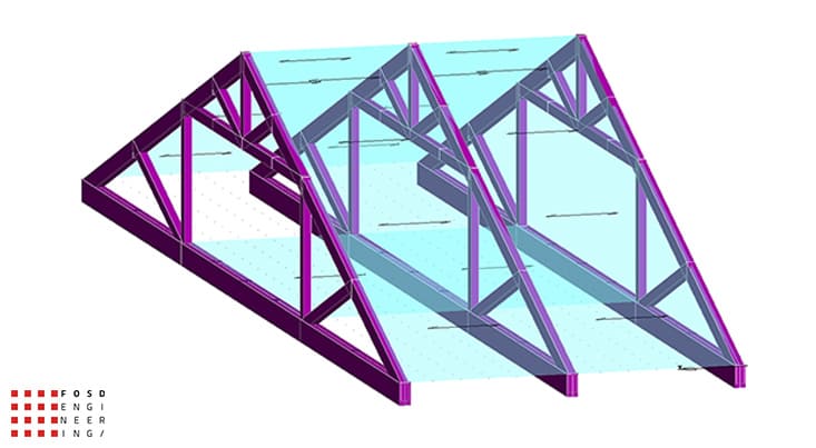 Fosd Engeneering Ingegneria Legno Calcolo Strutturale Progettazione Progetti 2014 Struttura reticolare pedonale (3)